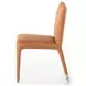 Monza Heritage Camel Leather Dining Chair Set of 2