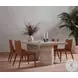 Monza Heritage Camel Leather Dining Chair Set of 2