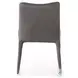 Monza Heritage Graphite Leather Dining Chair Set of 2
