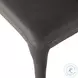 Monza Heritage Graphite Leather Dining Chair Set of 2