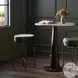 Nocona Black and White Speckled Hide Bar Stool