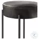 Nocona Black and White Speckled Hide Counter Height Stool