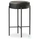 Nocona Black and White Speckled Hide Counter Height Stool