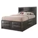 Ireland Gray Oak King Storage Platform Bed