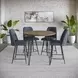 Brennan Blueberry Upholstered 5 Piece Counter Height Dining Set