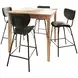 Colby Jade Upholstered 5 Piece Counter Height Dining Set