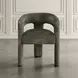 Gwen Luxury Brown and Green Upholstered 5 Piece Dining Set