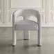 Gwen Luxury Brown and Gray Upholstered 5 Piece Dining Set