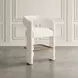 Gwen Luxury Black and Beige Upholstered 5 Piece Counter Height Dining Set