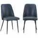 Nature's Edge Slate and Blueberry Upholstered 7 Piece Dining Set