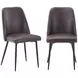 Nature's Edge Natural and Dark Brown Upholstered 5 Piece Dining Set