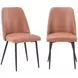 Nature's Edge Natural and Light Brown Upholstered 5 Piece Dining Set