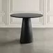 Gwen Luxury Black and Beige Upholstered 5 Piece Counter Height Dining Set