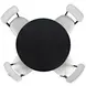 Nash Black and White Upholstered 5 Piece Counter Height Dining Set