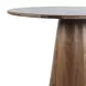 Nash Walnut and White Upholstered 5 Piece Counter Height Dining Set with Backless Stools