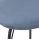 Nature's Edge Chestnut and Slate Blue Upholstered 7 Piece Dining Set