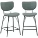 Colby Jade Upholstered 5 Piece Counter Height Dining Set