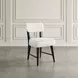 Nash Black and White Upholstered 5 Piece Dining Set