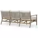 Rosen Lakin Oat Performance Fabric 73" Outdoor Sofa