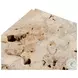 Faydon Romano Fosse Travertine End Table
