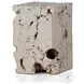Faydon Romano Fosse Travertine End Table