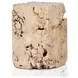 Faydon Romano Fosse Travertine End Table