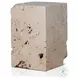 Faydon Romano Fosse Travertine End Table