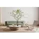 Faydon Romano Fosse Travertine End Table