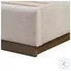 Montgomery Thames Cream Performance Fabric King Upholstered Bed