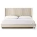 Montgomery Thames Cream Performance Fabric King Upholstered Bed