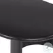 Paden Aged Black Acacia 51" Oval Coffee Table