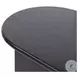 Paden Aged Black Acacia 51" Oval Coffee Table