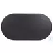 Paden Aged Black Acacia 51" Oval Coffee Table