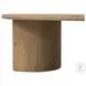 Paden Worn Oak Veneer 51" Oval Coffee Table