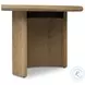 Paden Worn Oak Veneer 51" Oval Coffee Table