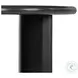 Paden Aged Black Acacia Round End Table