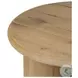 Paden Worn Oak Veneer Round End Table