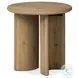 Paden Worn Oak Veneer 51" Oval Occassional Table Set