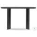 Paden Aged Black Acacia Oval Occassional Table Set