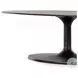 Simone Raw Black Oval Coffee Table