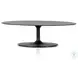 Simone Raw Black Oval Coffee Table