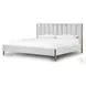 Emma Knoll Sand Performance Fabric King Upholstered Bed