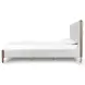 Emma Knoll Sand Performance Fabric King Upholstered Bed