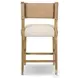 Ferris Thames Cream Performance Fabric Counter Height Stool