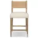 Ferris Thames Cream Performance Fabric Counter Height Stool