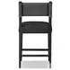 Ferris Gibson Black Performance Fabric Counter Height Stool