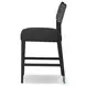 Ferris Gibson Black Performance Fabric Counter Height Stool