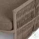 Porto Ellor Brown Outdoor Upholstered Daybed