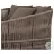 Porto Ellor Brown Outdoor Upholstered Daybed