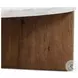 Toli Italian White Marble Round Coffee Table
